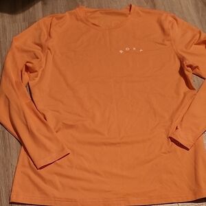 Roxy | Peach Rash Guard Long Sleeve Shirt